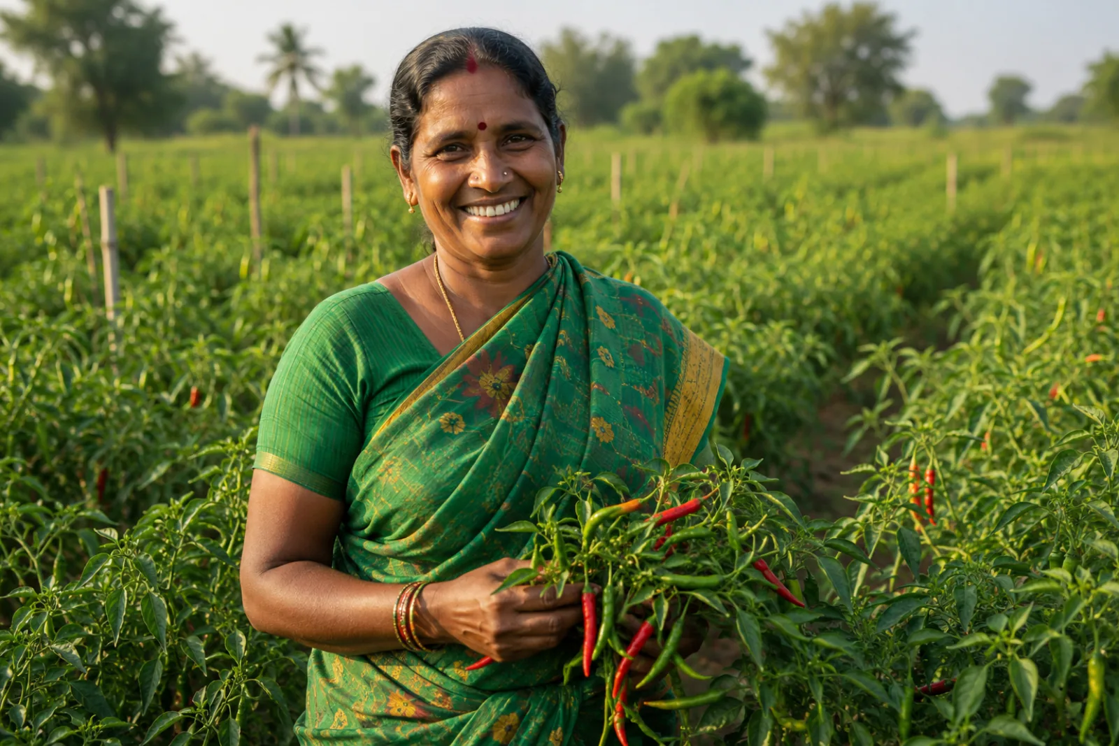 Lakshmi Devi, Chilli farmer from Khammam, Telangana