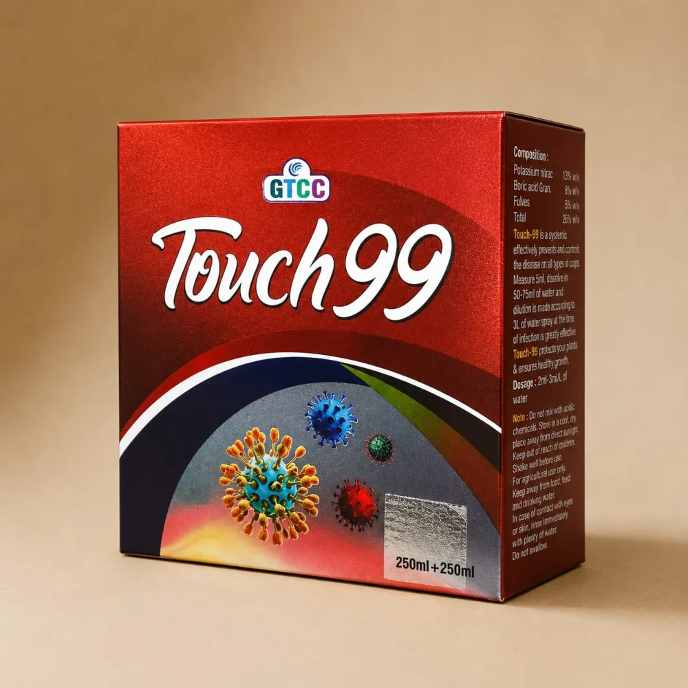 Touch 99 — Eco-friendly. Purely safe for humans, animals and eco-friendly pests.